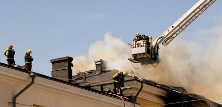 Brand i boligen